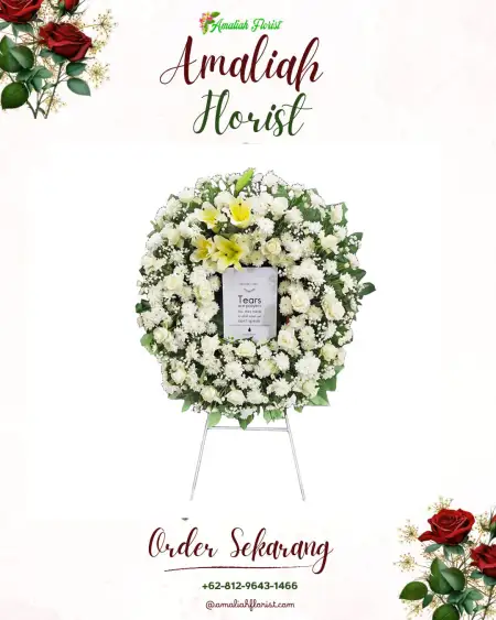 Krans Bunga Duka Seputih Mataram